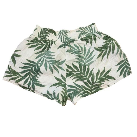 Joyspun 100% Cotton Palm Leaf 2 Piece Set Women’s Sz 4-6 Vacation Beach Costal - Picture 3 of 15
